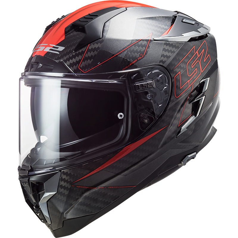 LS2 Challenger Carbon - Fold Red LS2 Challenger Carbon - Fold Red