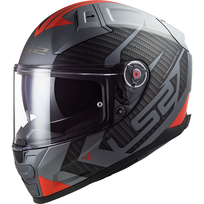 cphmc_ls2_vector2_splitter_red Copenhagen Motorcycles - cphmc ls2 vector2 splitter red