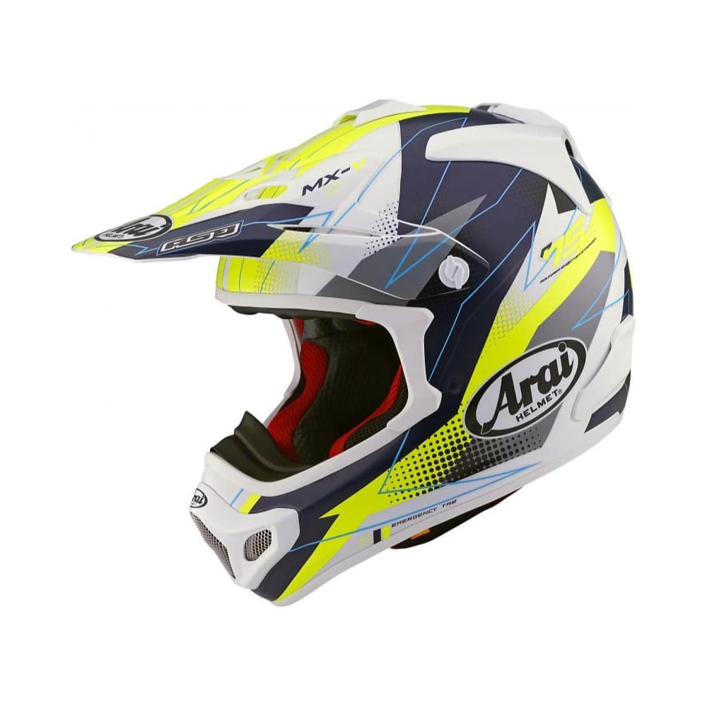 arai_mx-v_resolute_fluoryellow_00001 Copenhagen Motorcycles - arai mx v resolute fluoryellow 00001